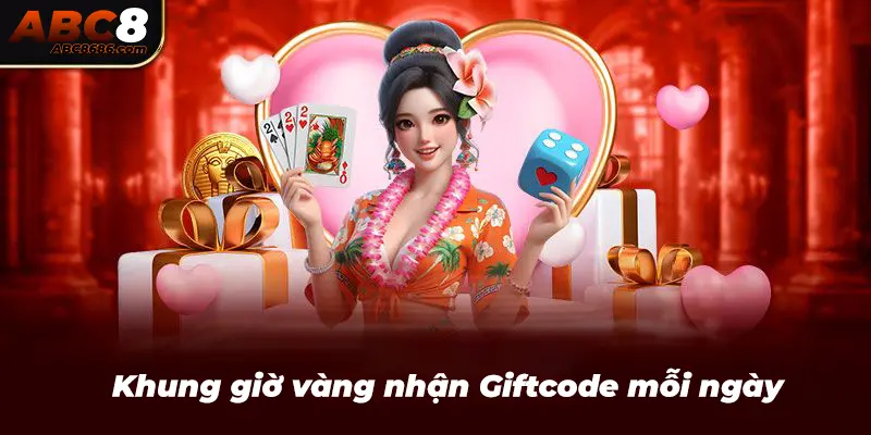 Các khung giờ vàng để nhận giftcode miễn phí tại ABC8