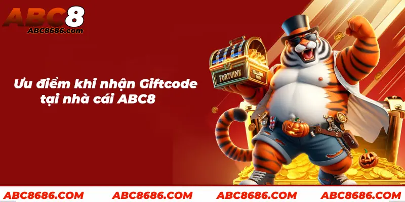 Ưu điểm khi nhận giftcode tại nhà cái ABC8